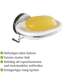 Wenko Vacuum-Loc Wand Seifenablage Milazzo