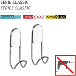 Wenko Wandhaken Classic 2er Set