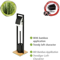 Wenko WC-Bürstenhalter Bambusa