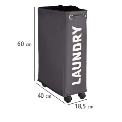 Wenko Wäschesammler Corno grau 43 l