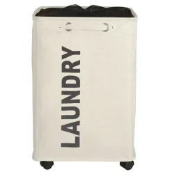 Wenko Wäschesammler Quadro beige 79 l