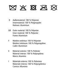 Wenko Wäschesammler Ringo grau 68 l