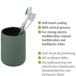 Wenko Zahnputzbecher Belluno grün