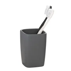 Wenko Zahnputzbecher Faro grau