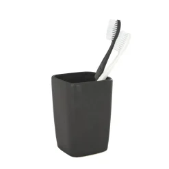 Wenko Zahnputzbecher Faro schwarz