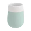 Wenko Zahnputzbecher Malta mint/weiß