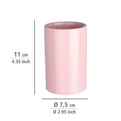 Wenko Zahnputzbecher Polaris rose