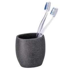Wenko Zahnputzbecher Puro anthrazit
