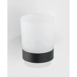 Wenko Zahnputzbecher Uno Bosio schwarz