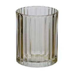 Wenko Zahnputzbecher Vetro braun