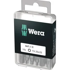 Wera Bit-Set DIY Torx 20 x 25 10-teilig