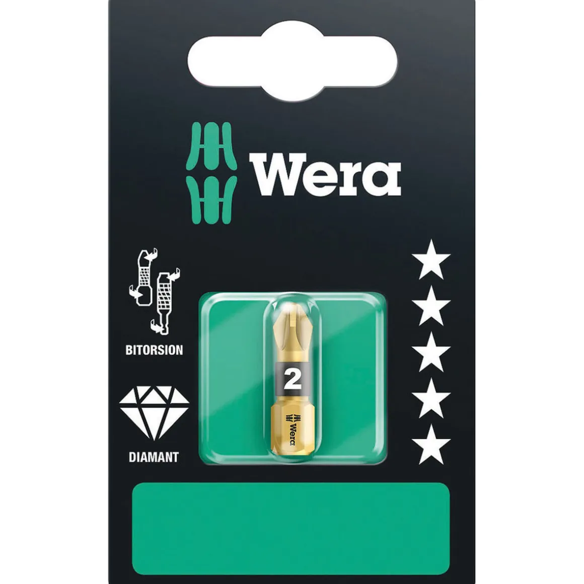 Wera Torsion-Bit-Set PZ1 bis PZ3