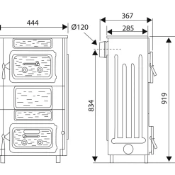 Werkstattofen WO 109-8, 8 KW