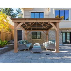 Westmann Pavillon Devon 1212 365,76x365,76x320,04cm Natur