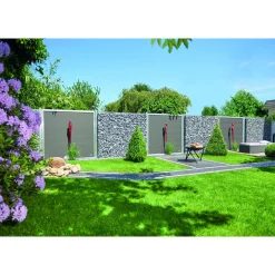 Wilk Gabionen-Zaun 200 x 180 x 25 cm