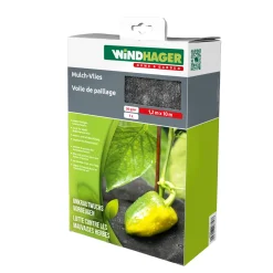 Windhager Mulch-Vlies 1,2x10 m schwarz