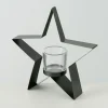 Windlicht Naos Stern Höhe 24 cm Eisen pulverbeschichtet Mehrfarbig