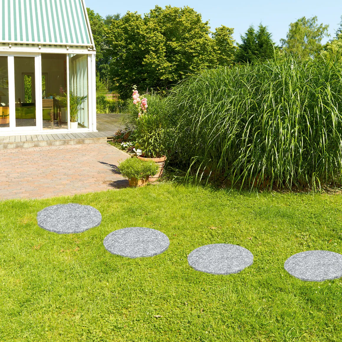 Wingart Granit-Trittstein Durchmesser ca 35 cm