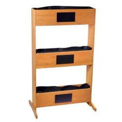 Wingart Vertikales Hochbeet aus Holz braun