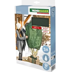 Winter-Rosenvlies-Haube 100 x 75 cm 3er-Pack
