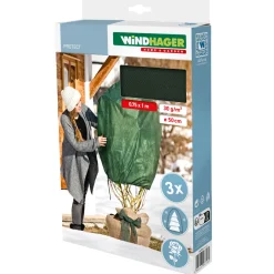 Winter-Rosenvlies-Haube 100 x 75 cm 3er-Pack