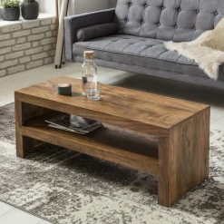 Wohnling Couchtisch „Durban“ 110x45 cm, Sheesham