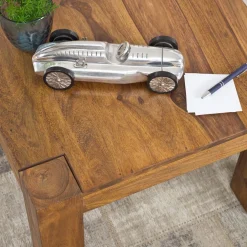 Wohnling Couchtisch „Sheesham“, 60x60 cm, Massivholz