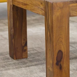 Wohnling Couchtisch „Sheesham“, 60x60 cm, Massivholz