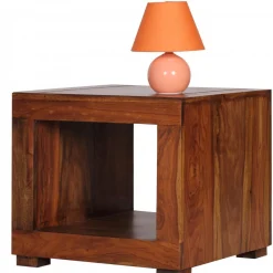 Wohnling Couchtisch „Sheesham“, 50x50 cm