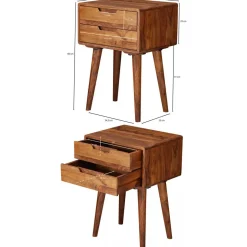 Wohnling Nachtkonsole, braun