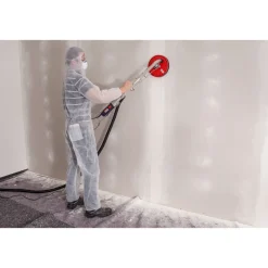 Wolfcraft 5 Haft-Schleifgitter für Gipskarton Durchmesser 225 mm Körnung 220