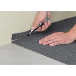 Wolfcraft Metall-Abbrechklingen-Messer 18 mm schwarze Klinge Profi-Sharp