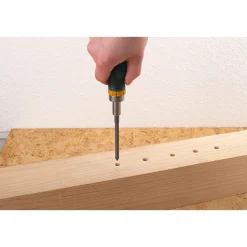 Wolfcraft Mini-Handschraubendreher mit Ratschenfunktion