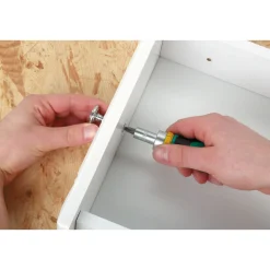 Wolfcraft Mini-Handschraubendreher mit Ratschenfunktion