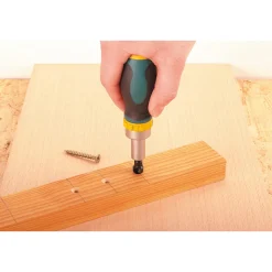 Wolfcraft Mini-Handschraubendreher mit Ratschenfunktion