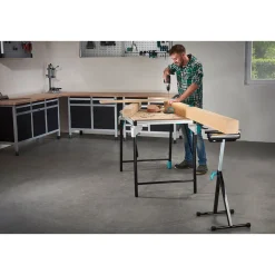 Wolfcraft Multifunktions-Auflagen- und Rollenbock