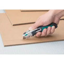 Wolfcraft Profi-Dual-Sicherheitsmesser mit Trapezklinge