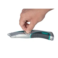 Wolfcraft Profi-Trapezklingen-Messer mit Feststehklinge