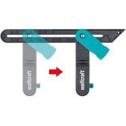 Wolfcraft Winkelschmiege mit Streichmaßfunktion
