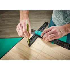 Wolfcraft Winkelschmiege mit Streichmaßfunktion