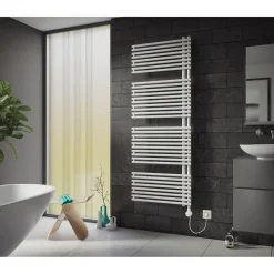 Ximax Elektrischer Handtuchwärmer Helene 1567 x 500 mm 600 Watt Typ 5 Weiß