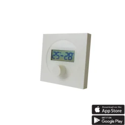 Ximax Heizkörper Zubehör Funk-Thermostat Steuerung für Infrarotheizungen Weiß