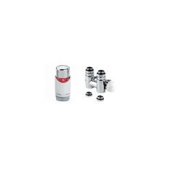 Ximax Heizkörper Zubehör Mittenanschlussgarnitur für Mischbetrieb Eck-Ausführung 16 mm Weiß