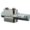 Ximax Heizkörper Zubehör Mittenanschlussgarnitur Multiblock-Set Universal Chrom