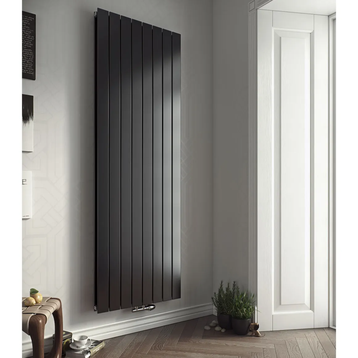 Ximax Raumheizkörper P1 Duplex 1800 x 595 mm 1576 Watt Mittenanschluss Anthrazit