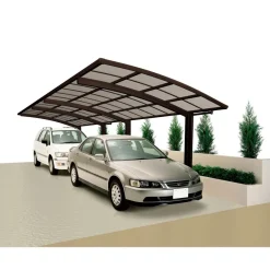 Ximax Carport Alu Portoforte 110 Tandem Mattbraun