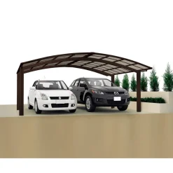 Ximax Carport Alu Portoforte 60 Mattbraun M-Ausführung