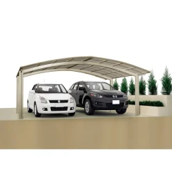 Ximax Carport Alu Portoforte 110 M-Ausführung Edelstahl-Look