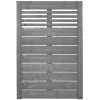 Zaunserie Aalborg Stufenelement 90 x 141 cm Fichte basaltgrau lasiert