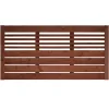 Zaunserie Aalborg Zaunfeld 180 x 90 cm Fichte tabak lasiert